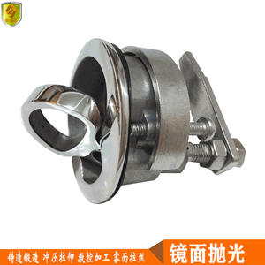 Nouvelle poignée de couverture de pont ronde en acier inoxydable 316 de 60 mm, accessoires de quincaillerie, anneau de traction, serrure de sol et de porte pour bateaux - Product Image 2