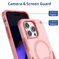 Nouvelle Conception 2026 – Étui de Téléphone Luxe 2-en-1 avec Sangle Bandoulière et Collier, Coque Arrière Blindée en PC et TPU avec Support Magnétique Dissimulé