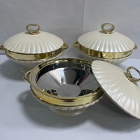 Ensemble de chauffe-plats isothermes empilables 2L 2.3L 2.8L – Économie d'espace, vente en gros, distribution mondiale, exportation
