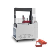 Machine automatique de formage de boîtes rigides MSZD-550, machine de fabrication de boîtes cadeaux pour la production de boîtes rigides pour bijoux et cosmétiques