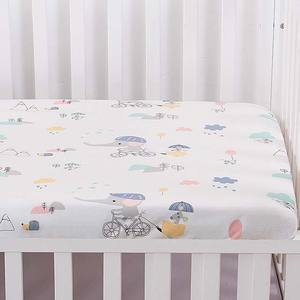 Neugeborene <span class=keywords><strong>Baby</strong></span> bettlaken Bedruckte und solide Bettlaken abdeckung für <span class=keywords><strong>Baby</strong></span> Stuben wagen Kinder bettwäsche - Product Image 4