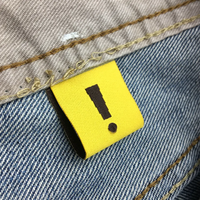 Etiquetas Tejidas de Satén Personalizadas para Ropa, Accesorios de Vestimenta, Etiquetas para Sombreros, Producto Nuevo en Venta