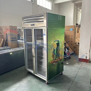 An toàn thịt tươi Tủ đông lạnh chua hiển thị Byron thương mại duy nhất nhiệt độ dọc thịt hiển thị treo thiết kế - Product Image 5