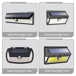 Hiệu suất ổn định IP65 nhôm năng lượng mặt trời lũ ánh sáng với điều khiển từ xa năng lượng mặt trời an ninh lũ ánh sáng cho sân chơi, cắm trại các trang web - Product Image 2