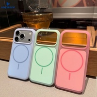 Coque de téléphone en silicone liquide pour iPhone 17, silicone bleu clair pour iPhone 15, coque en silicone pour iPhone 17 Pro Max