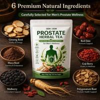 Tisane aux herbes pour la santé de la prostate des hommes OEM – Ginseng, Maca, Mûre, Goji, Polygonatum – Boisson naturelle pour le soutien des reins, l'endurance et l'énergie
