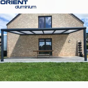 Toldos de exterior Patio Techos de policarbonato Cubierta de jardín Toldo de techo de aluminio Toldo de terraza - Product Image 4