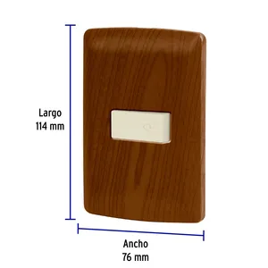 Maestro con 72 unità. Piatto assemblato con campana in legno, linea italiana, Volteck
