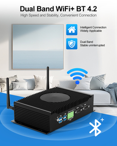 HYSTOU Mini PC modelo compacto ventilador industrial caja de ordenador de refrigeración extrema gana 11 Intel Core <span class=keywords><strong>CPU</strong></span> i5 8260U envío gratis - Product Image 4