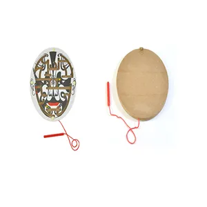Kidpik 나무 장난감 중국 북경 오페라 마스크 유형 얼굴 메이크업 오페라 마그네틱 미로 보드 펜으로 재미있는 공 장난감