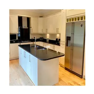 Comptoirs de cuisine en granit noir naturel d'Inde, carrelage, comptoirs de <span class=keywords><strong>magasin</strong></span>, meubles de salle de bain, îlot de cuisine en pierre, dessus de table - Product Image 1