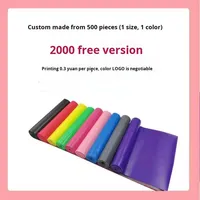 Bandes de résistance de fitness fournies par le fabricant pour le yoga et la musculation Cordes élastiques extensibles et sangles de tension