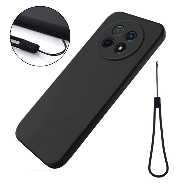For Huawei Nova Y91 4G Solid Color Liquid Silicone Dropproof Full Coverage Protective Case