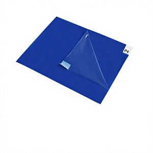 Tapis adhésif anti-poussière bleu jetable pour salle blanche, antistatique, à décoller, pour laboratoire, hôpital, atelier électronique - Product Image 6