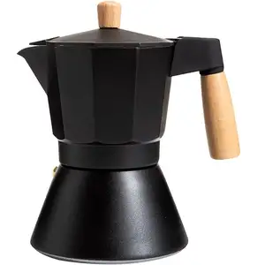Professional Composite Bottom Mocha Pot Italian Household Hand-brewed Extraction Concentrated Filter Pot Stove Top Coffee Maker