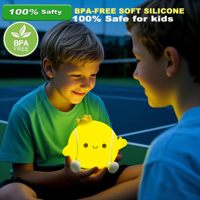 Lampe de nuit LED en forme de balle de tennis, lampe de nuit fantaisie, lampe de nuit pour chambre d'enfant, lampe tactile rechargeable pour enfants