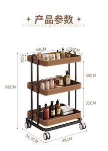 Carrello per Estetista a 3 Ripiani con Ruote per Clinica <span class=keywords><strong>Estetica</strong></span>, Spa e Sala Terapeutica - Product Image 6