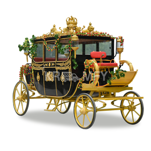 รถม้าไฟฟ้าสุดหรูสำหรับงานแต่งงานและท่องเที่ยว รองรับ 4-6 คน พร้อมยางตัน - Product Image 1