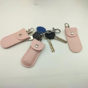 PU Leather <b>USB</b> <b>Flash</b> <b>Drive</b> Case Thumb <b>Flash</b> <b>Drive</b> Holder <b>USB</b> Storage Small Carrying Case with Keychain - Product Image 4