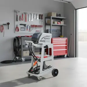 Outils industriels pour véhicules, machine pour débosselage de carrosserie avec chariot mobile - Product Image 1