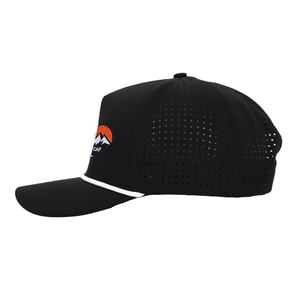 Casquette de golf personnalisée à 5 panneaux, performance laser, résistante à l'eau, respirante, séchage rapide, style sportif avec logo tissé - Product Image 3