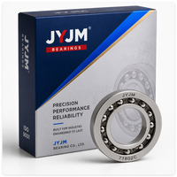 Rodamiento de bolas de contacto angular de sección delgada JYJM OEM 71802C 15x24x5mm 15 grados, piezas de motor de husillo de máquina herramienta de alta velocidad