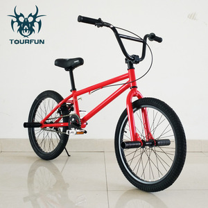 Tourfun 20-inch BMX <b>Bike</b> Aluminum Alloy Rigid <b>Frame</b> Freestyle Street Stunt <b>Bike</b> Comfort Saddle 90kg Load Capacity - Product Image 2