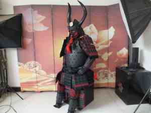 Japanese Samurai armor Halloween Stage Show Ancient Soldier Cosplay <strong>Costume</strong> - Product Image 3