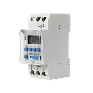 Best Selling Product 220V Din Rail Wall Mounted Timers Power Outlet Socket Digital Timer Switch