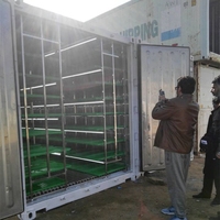 Systèmes de culture hydroponique automatisés les plus populaires HZ HZ-1500H 1500kg/jour avec contrôleur PLC, fonction alimentation animale, irrigation ISO9001
