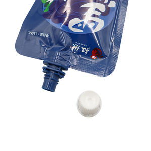 Sac en plastique debout coloré fait sur commande de poche de bec de boisson liquide avec le bec <span class=keywords><strong>pour</strong></span> l'emballage d'aliments liquides - Product Image 3