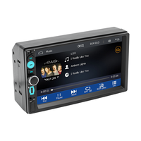 Lecteur MP5 double DIN Bluetooth 7 pouces, autoradio 2 DIN 7 pouces, vidéo MP5, USB, audio, Mirror Link, radio FM pour voiture