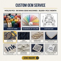 Kardigan Rajut Pria Nanteng Custom OEM ODM Kerah V Kancing Depan Lengan Panjang Kasual Musim Gugur Musim Dingin