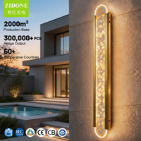 Lumière murale linéaire LED pour extérieur, villa, patio, garage, étanche IP65, luminaires LED pour extérieur
