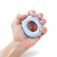 Balle de renforcement de la préhension en silicone colorée, exerciceur de main portable, porte-clés pour le soulagement du stress et la remise en forme