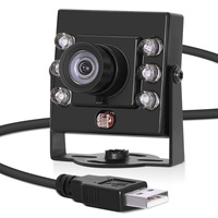Módulos de cámara USB 3206 IR850 1080P imx291 Starlight visión nocturna infrarroja CMOS 30fps UVC 2,9mm cámara de 100 grados