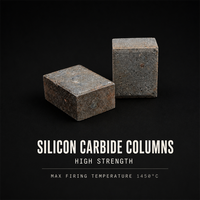 Colonne/Poteau en carbure de silicium réfractaire pour fours industriels, service de découpe, température maximale 1430°C