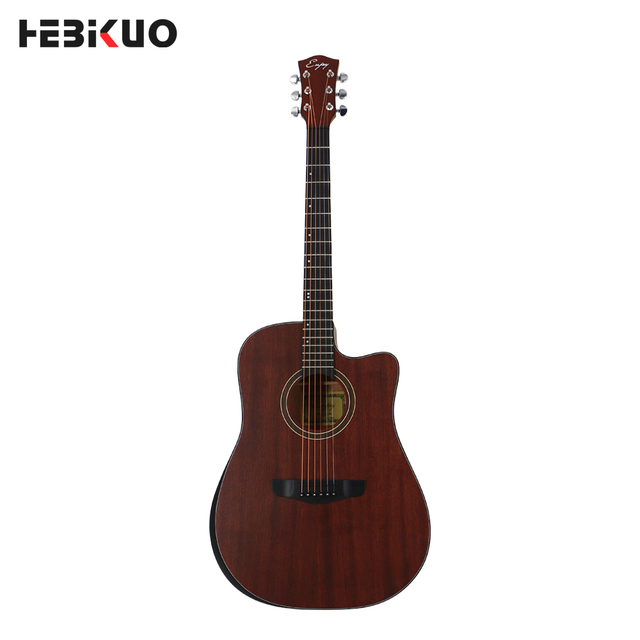 Factory Wholesale E41-550 41-inch Acoustic Guitar with Sapeli Top and Mahogany Neck for Professional Use
