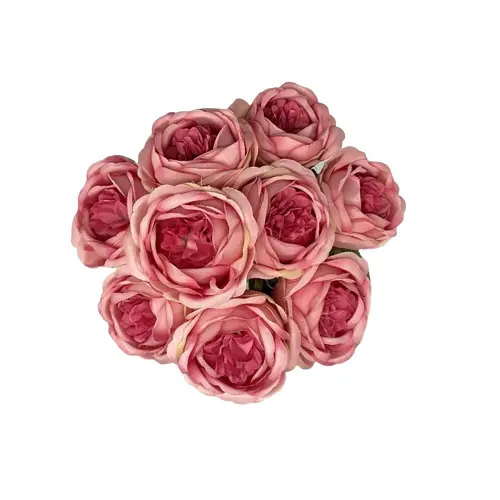 New Plastic Stem Fleur Flores Secas Rosas Preservadas Dry Flower Preserved Austin Eternal Rose In Glass Dome Gift