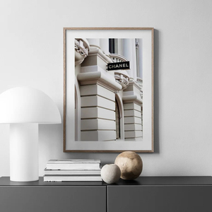 Mode luxe <span class=keywords><strong>Paris</strong></span> rue fenêtre bâtiment mur Art toile peinture nordique affiches et impressions décor photos pour salon - Product Image 2
