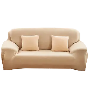 Mejor material bajo precio lavable cubierta de sofá rectangular casa cubierta de sofá