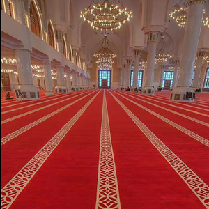 Design personalizzato a buon mercato macchina in Nylon Tufted Muslim moschea 4*25m da parete a parete rotoli morbido Masjid preghiera Karpet - Product Image 6