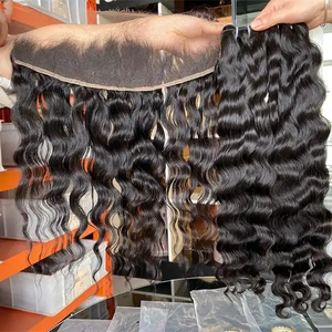 Pelucas y Paquetes de Cabello Humano con Encaje HD, Cabello Vietnamita Virgen con Rizo Birmano, Cutícula Alineada, Venta al por Mayor de Fábrica de Cabello Humano - Product Image 5