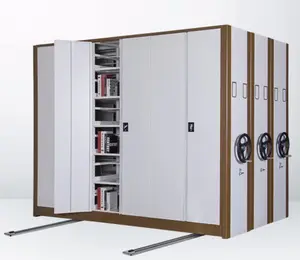 Estantes Móveis de Alta Densidade para Bibliotecas Universitárias, Sistema de Estantes Móveis, Mobiliário para Bibliotecas - Product Image 1