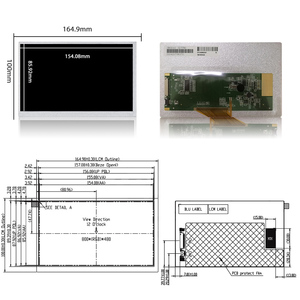 Tianma 7 "800x480 <span class=keywords><strong>LCD</strong></span> Panel tm070rdhg25 thiết bị đầu cuối cầm tay màn hình 7 inch <span class=keywords><strong>LCD</strong></span> Modules - Product Image 2