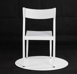 Sillas de Metal ligeras para exteriores, silla de comedor estilo americano, estilo moderno y Vintage, color blanco - Product Image 5