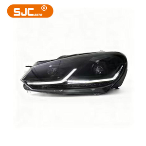 SJC faro Auto per Volkswagen <span class=keywords><strong>Golf</strong></span> 6 2013 - <span class=keywords><strong>2017</strong></span> LED <span class=keywords><strong>GOLF</strong></span> VI Mk6 luci anteriori accessori Auto fari Plug and Play - Product Image 2