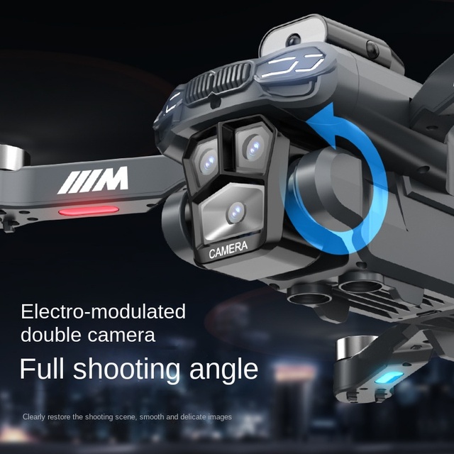 S183 Brushless Motor Remote Control UAV Dual Camera Aerial Quadcopter Model with Optical Flow Positioning for Beginners