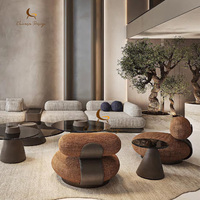 Chaise de négociation en velours Teddy et bois massif, avec éponge haute densité, chaise individuelle pratique en métal pour salon et villa