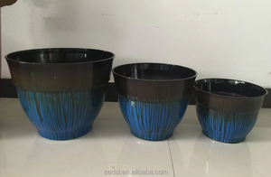 New Flow Painting PP <strong>Plastic</strong> Flower Pots Wholesale Modern BSCI Certified Planter &amp; <strong>Plant</strong> <strong>Liner</strong> <strong>for</strong> Home &amp; Garden Decoration - Product Image 6
